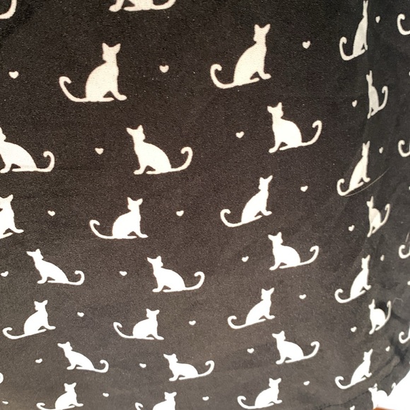 Excellent Condition Girl’s Faded Glory Black & White Cat Dress XL (14-16) 🐈⬛ - Picture 5 of 7